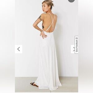 Kimchi Blue Maxi Dress Size Small Urban Outfitters White Wedding Bridal